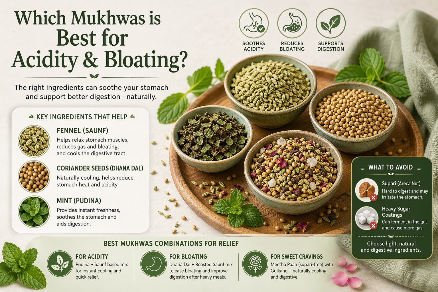Which Mukhwas is Best for Acidity & Bloating?